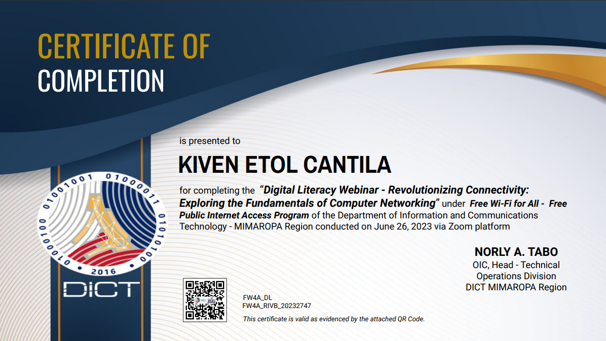 Certificate 6